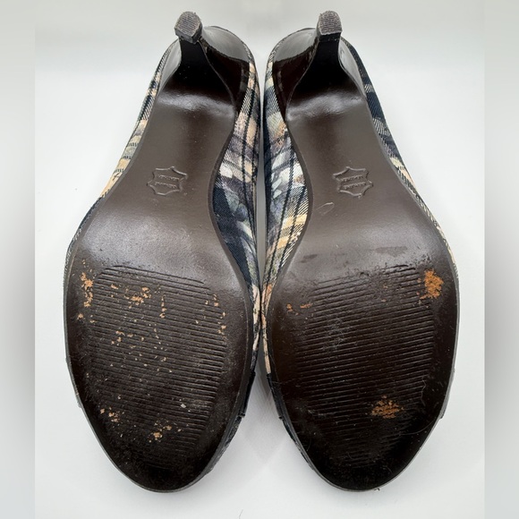 Steve Madden Bezel Plaid Block Heels - Picture 10 of 12